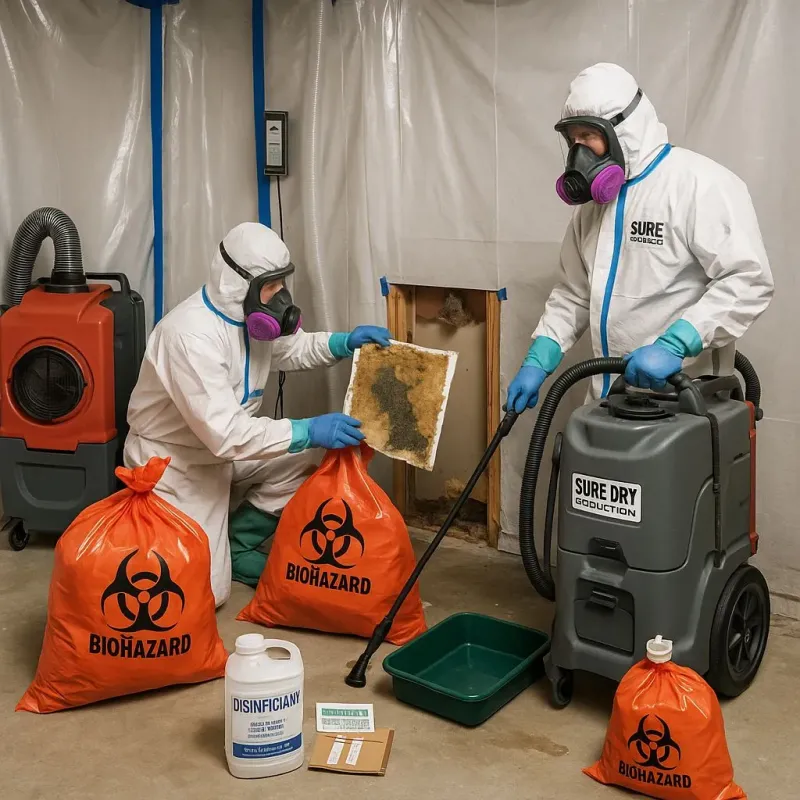 Contaminated Water Handling Protocols process in Slope County, ND